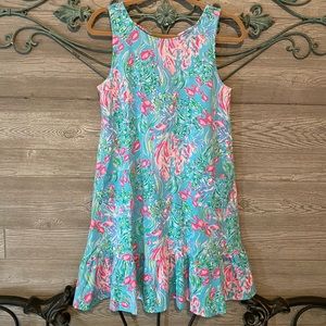 Kristen flounce dress, new,never worn without tags